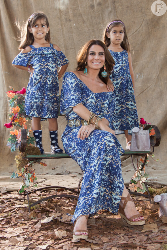Giovanna Antonelli estrela campanha de moda com as filhas gêmeas, Antônia e Sofia. Confira as fotos!