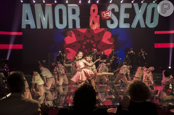 Fernanda Lima usa vestido inspirado no filme 'Dirty Dance' para dançar com o marido, Rodrigo Hilbert, no 'Amor & Sexo'