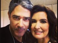 William Bonner tieta Fátima Bernardes em gravação de programa: 'Visita surpresa'