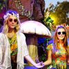 Giovanna Lancellotti e Giovanna Ewbank meditam no festival Tomorrowland em Itu, São Paulo, e curtem evento juntas. No Instagram, mulher de Bruno Gagliasso legendou: 'No fantástico mundo das Giovannas'