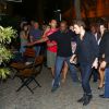 Ian Somerhalder e a mulher, Nikki Reed, jantam com o casal Paul Wesley e Phoebe Tonkin, em restaurante do Rio
