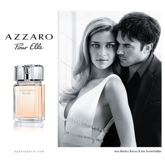 Recentemente, Ana Beatriz Barros lançou o o primeiro perfume feminino da Azzaro, marca da qual é embaixadora e estrelou comercial ao lado do ator e modelo Ian Somerhalder