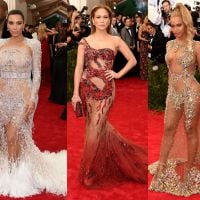 Kim Kardashian, Jennifer Lopez e Beyoncé apostam em transparência no Met Gala