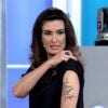 Lembra? Fátima Bernardes também fez tatuagem no 'Encontro' mostrando que o lado sério da jornalista, ex- âncora do 'Jornal Nacional' durante 15 anos, ficou para trás