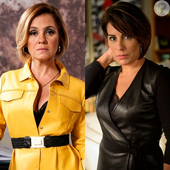 Inês (Adriana Esteves) e Beatriz (Gloria Pires) serão investigadas pela morte de Cristóvão (Val Perré), na novela 'Babilônia'