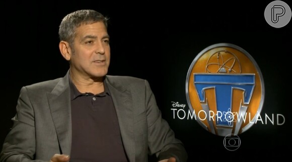George Clooney se declara para a mulher, Amal Alamuddin, em entrveista ao 'Fantástico', em 17 de maio de 2015: 'Eu nunca me senti tão feliz'