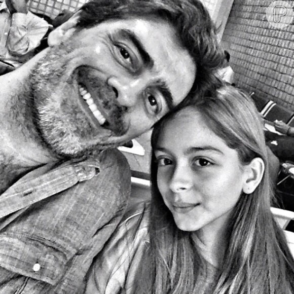 Junno é pai de Luana, de 9 anos, fruto do relacionamento com a modelo Giuliana Masiviero