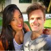Rafael Licks publicou imagem ao lado de Talita Araujo em sua conta do Instagram: 'Trazendo minha pretinha no 1º dia de aula'