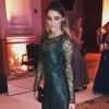 Repórter do programa 'SuperStar', Rafa Brites escolheu vestido de renda Gloria Coelho para o Brazil Foundation Gala