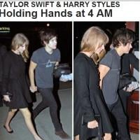 Taylor Swift e Harry Styles são flagrados de mãos dadas pela 1ª vez: é namoro!