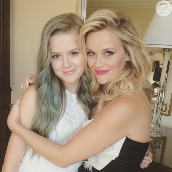 A filha de Reese Witherspoon, Ava Elizabeth Phillippe, de 15 anos, é uma cópia da mãe, protagonista do filme 'Livre', indicado ao Oscar de 2015