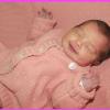 Maria Eduarda, filha de Debby Lagranha e Leonardo Franco, nasceu nesta quinta-feira, em 6 de junho de 2013