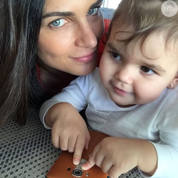 Fernanda Motta é mãe de Chloe, de 1 ano