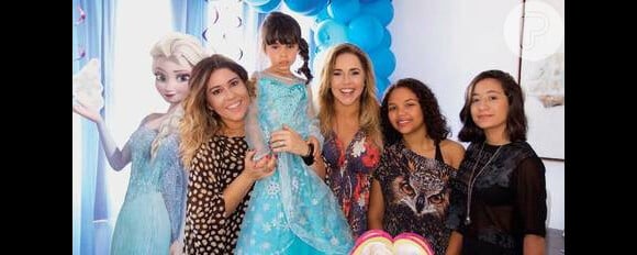 Malu Verçosa, Daniela Mercury e as filhas