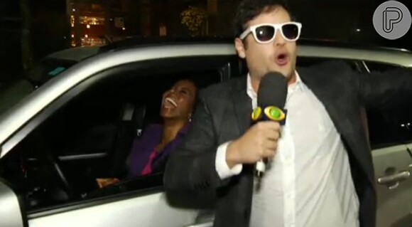 Maju, do 'Jornal Nacional', brinca com sósia de Bonner: 'Posso chamar de tio?'