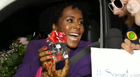 Maju, do 'Jornal Nacional', brinca com sósia de Bonner: 'Posso chamar de tio?'