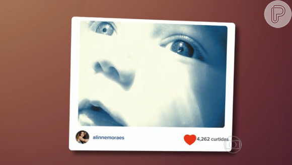 Fã de fotografia, Alinne Moraes já postou imagens do rosto e dos pés do filho no Instagram
