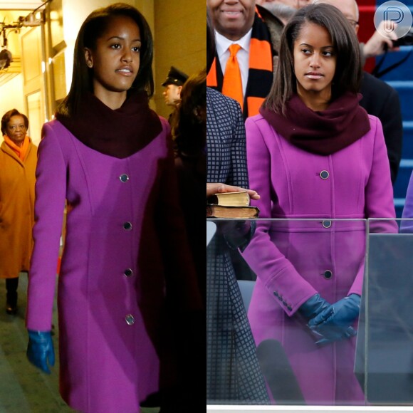 Durante a segunda posse de Barack Obama, em 21 de janeiro de 2013, Malia Obama vestiu um casaco lilás da J.Crew, que custa US$ 378 (aproximadamente R$ 1190), que se esgotou na loja. A marca, inclusive, cessou a produção por causa da jovem