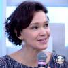 Julia Lemmertz apareceu novamente sem aliança nesta segunda, dia 13 de julho de 2015, no programa 'Encontro', da Rede Globo