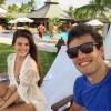Camila Queiroz namora o modelo Lucas Cattani há 2 anos e afirma que ele lida bem com todo o alvoroço em torno dela após estrear na TV como Angel, na novela 'Verdades Secretas'