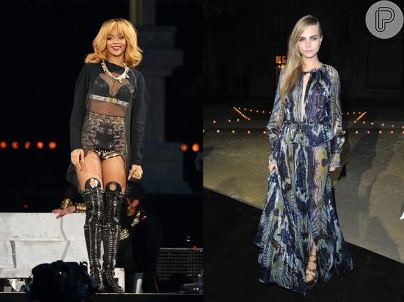 Rihanna e a supermodelo Cara Delevingne pretendem gastar a quantia aproximada de R$ 1,700 milhão em duas semanas de férias, segundo informações do jornal 'The Sun', nesta segunda-feira, 24 de junho de 2013