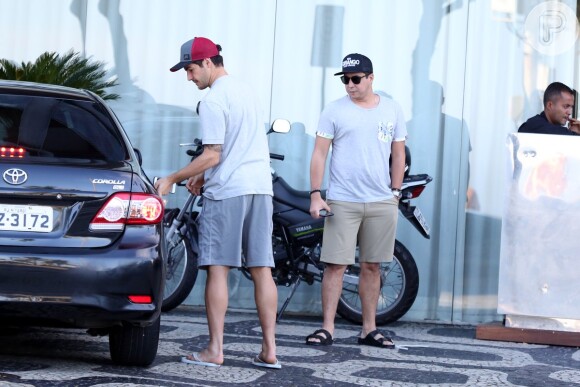 Fiorella Mattheis e Alexandre Pato curtiram a tarde desta segunda, dia 13 de julho, no hotel Fasano, no Rio de Janeiro