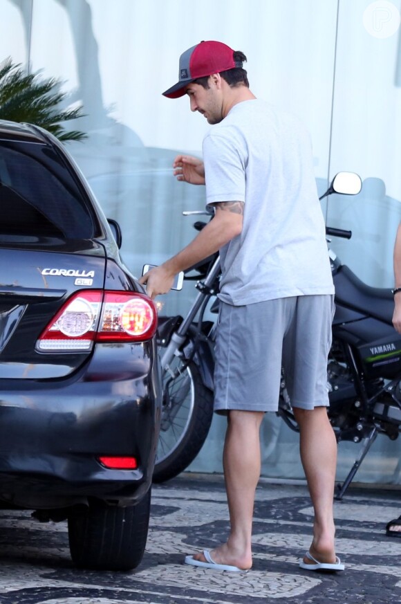 Fiorella Mattheis e Alexandre Pato curtiram a tarde desta segunda, dia 13 de julho, no hotel Fasano, no Rio de Janeiro