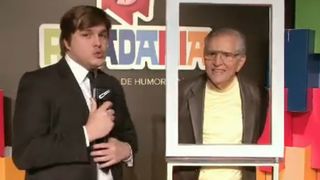 Carlos Alberto de Nóbrega revela ao 'CQC': 'Usava absorvente debaixo das axilas'