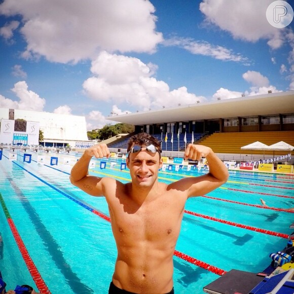 O nadador de Mato Grosso do Sul está se divertindo com o burburinho causado desde que o blogueiro Hugo Gloss fez um post chamando a equipe de nadadores de 'boys-magya'