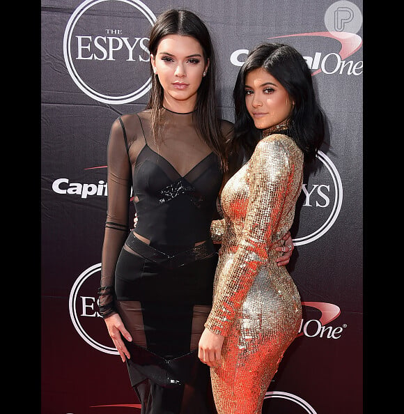 Kendall Jenner e Kylie Jenner também prestigiaram o ESPYs Awards