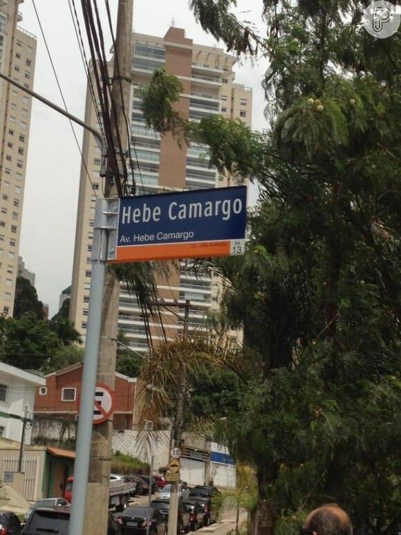 Em outubro de 2012, uma Avenida foi inaugurada com o nome de Hebe Camargo na Zona Sul de São Paulo