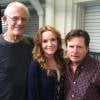 Michael J. Fox ainda encontrou Christopher Lloyd e Lea Thompson, que também atuaram no filme