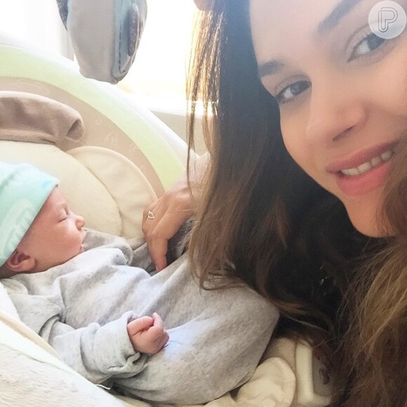Lucca, filho de Fernanda Machado, recebeu vários elogios na conta de Instagram da mamãe, como 'Lindo' e 'fofo'