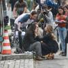 Grazi Massafera grava cena da novela 'Verdades Secretas' em rua da Barra da Tijuca, Zona Oeste do Rio de Janeiro, nesta quarta-feira, 22 de julho de 2015
