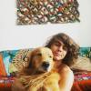 Rafael Vitti posa com o cachorro Chico: 'Dengo'