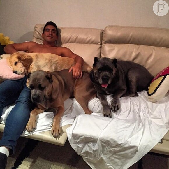 André Marques se declara nas redes sociais pelas suas cadelas