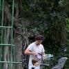 Wagner Moura passeio com o filho Salvador nesta quinta-feira, dia 23 de julho de 2015, na Lagoa Rodrigo de Freitas, no Rio de Janeiro