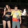 Thiago Martins dançou com Vinna Calmon, líder da banda Cheiro de Amor