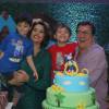 Suzy Rêgo comemorou os seis anos dos filho gêmeos, Marco e Massimo, em casa de festas em São Paulo, nesta quinta-feira, 23 de julho de 2015