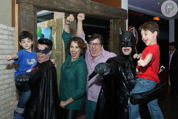 Suzy Rêgo comemorou os seis anos dos filhos gêmeos, Marco e Massimo