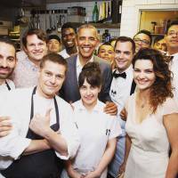 Mayana Neiva posa com Barack Obama em NY e ganha elogios: 'Tá podendo'