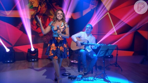 Daniela Mercury se apresentou no 'Fantástico' de domingo (26)