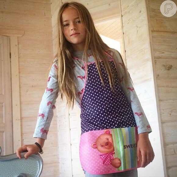 A menina nasceu na Rússia e é filha de uma ex-modelo com um jogador de futebol russo