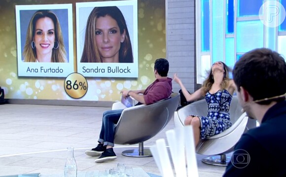 Ana Furtado brincou ao ser comparada a Sandra Bullock