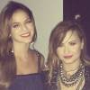 Bruna Marquezine postou foto também com Demi Lovato