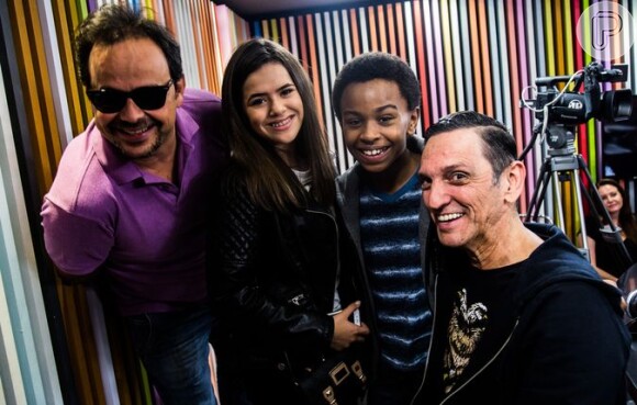 Maisa Silva, Jean Paulo Campos e Paulo Miklos foram convidados do programa 'Pânico', na Rádio Jovem Pan, nesta quarta-feira, 29 de julho de 2015