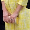 Detalhe da gravidez de oito meses de Kate Middleton. A futura mamãe dará à luz no mesmo hospital onde o Príncipe William nasceu
