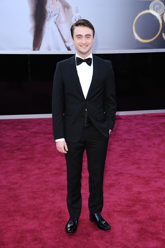 Daniel Radcliffe completa 24 anos nesta terça-feira, 23 de julho de 2013. Na foto, o ator durante a 85ª edição do Oscar no Teatro Dolby, em Los Angeles, na Califórnia, em fevereiro deste ano