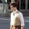 Daniel Radcliffe no set do filme 'Kill Your Darlings', no East Village, Nova York, em abril de 2012