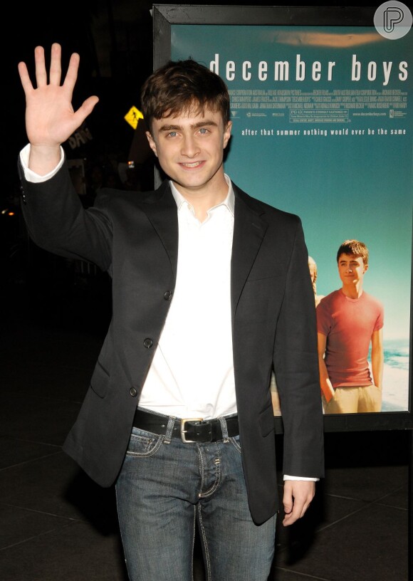 Daniel Radcliffe participa do Los Angeles Premiere de 'December Boys', em West Hollywood, na Califórnia, em setembro de 2007